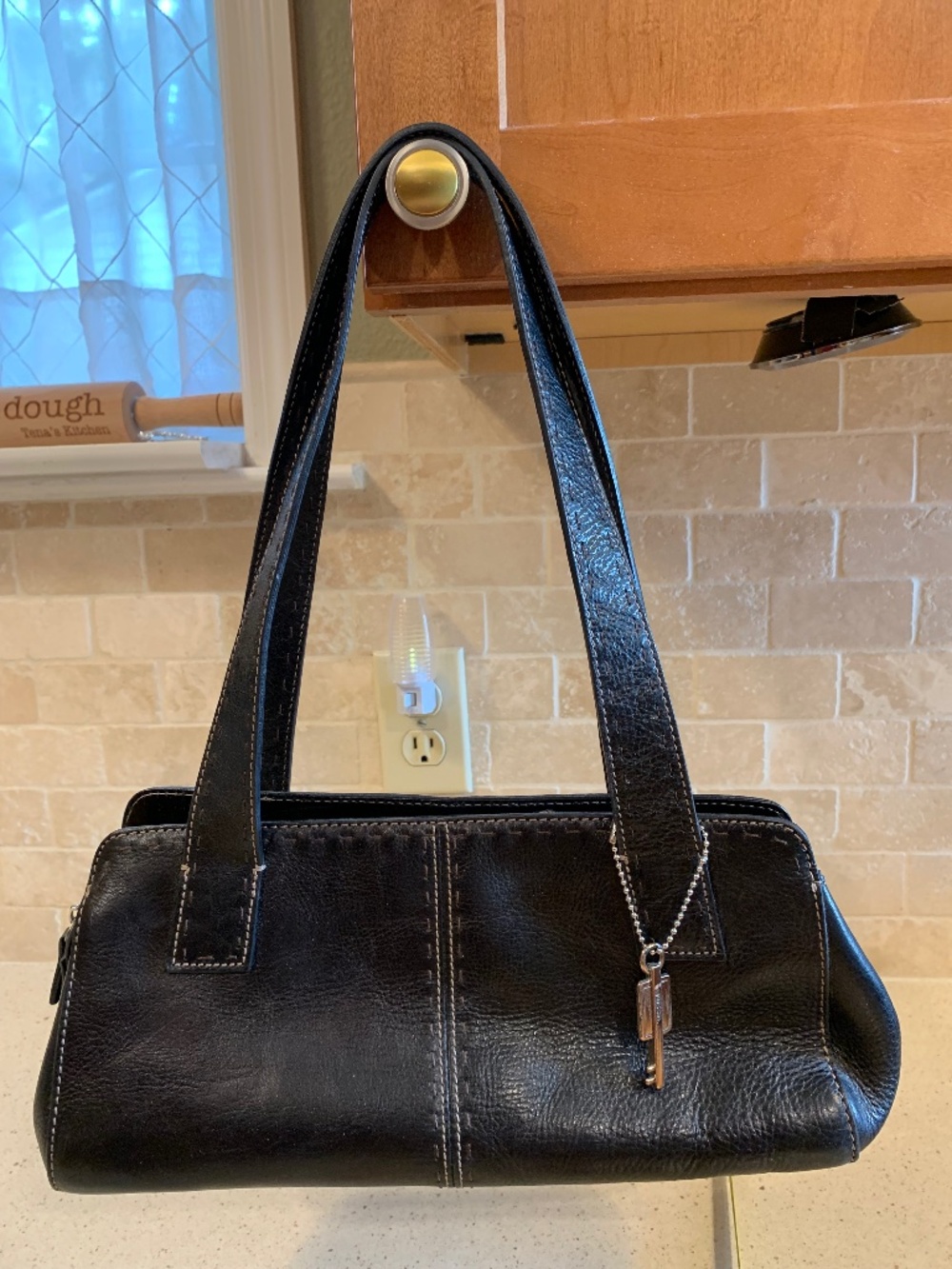 Fossil Black Shoulder Bag